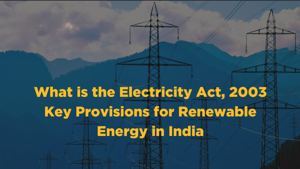 what is the electricity act, 2003