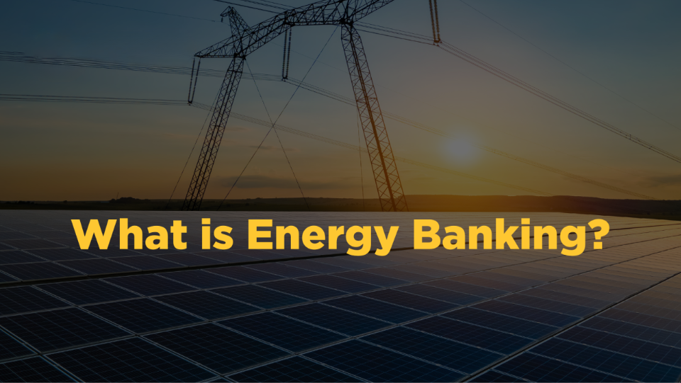 what is energy banking